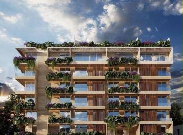 Departamento · 102m² · 2 Recámaras · 1 Estacionamiento · Departamento a Pasos de La Playa y Rooftop con Vista Al Mar en Venta Playa del Carmen