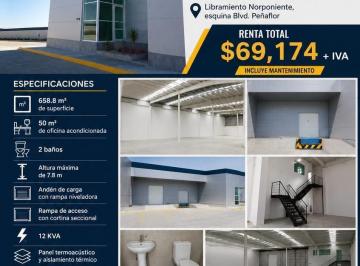 Bodega comercial · Bodega en Renta 658.8 m² Libramiento Norponiente