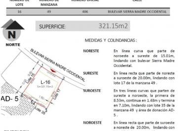 Terreno / Lote · 321m² · Terreno en Fraccionamiento Zanda