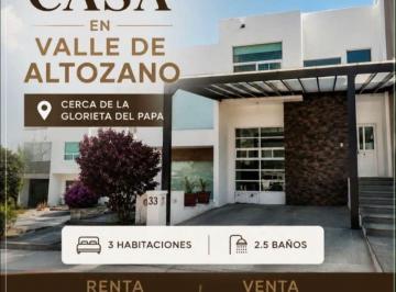 Casa de 3 habitaciones, Morelia · Casa en Renta Vistas Altozano