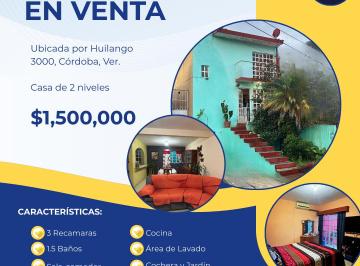 Casa de 3 habitaciones, Córdoba · $casa 3 Rec X Huilango 3000, Cordoba, Ver.