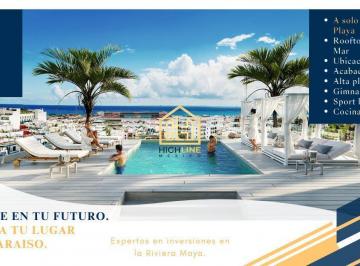 Departamento · 58m² · 1 Estacionamiento · Departamento Exclusivo en El Corazón de Playa del Carmen