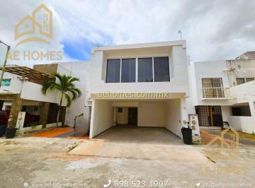 Casa en condominio de 3 habitaciones, Benito Juárez · Casa en Privada en Cancun Zona Sur con Cuarto de Servicio Pae244