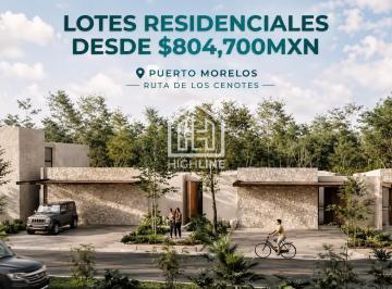 Terreno / Lote · 200m² · Terreno de 200 m² en Ruta de Los Cenotes - Puerto Morelos