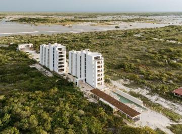 Departamento de 5 habitaciones, Telchac Puerto · Departamento Frente a La Playa Totalmente Amueblado y Equipado, en Venta