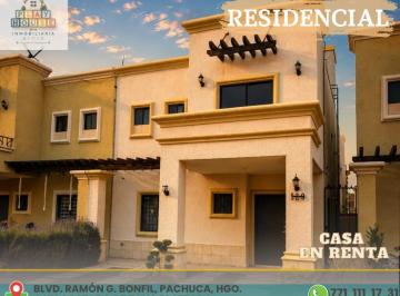 Casa de 3 habitaciones, Pachuca · Casa en Renta en Provenza Residencial, Pachuca, Hgo.