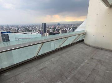 Departamento de 2 habitaciones, Cuauhtémoc · Hermoso Depto en Piso 28 con Terraza y Balcón en Reforma con Amenidades