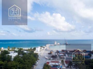 Departamento · 48m² · 1 Recámara · 1 Estacionamiento · Departamento con Vista Al Mar a 300 m del Mar en Venta en Puerto Morelos 1 Habitación, Gym, Wifi