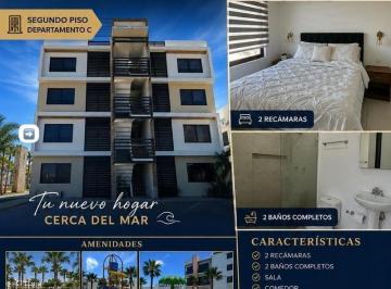 Departamento · 65m² · 2 Recámaras · 1 Estacionamiento · Departamento en Venta en Fracc. Cerritos Mazatlán