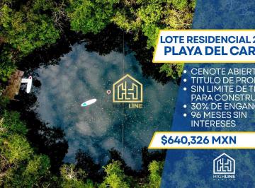 Terreno / Lote · 270m² · Lote Residencial Economico a La Venta en Playa del Carmen, Amenidades, Plusvalia, Oportunidad, Ecoló