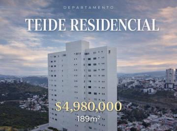 Departamento · 189m² · 3 Recámaras · 2 Estacionamientos · Departamento Venta o Renta Teide Residencial