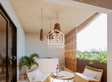 Departamento · 55m² · 1 Recámara · 1 Estacionamiento · Departamento en Tulum 1 Recamara. Muy Cercade La Playa, con Asoleadero, Gimnasio Spa y Roof Top.