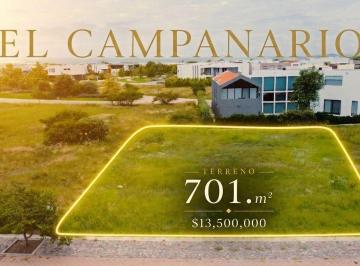 Terreno / Lote · 700m² · Terreno en Fraccionamiento El Campanario