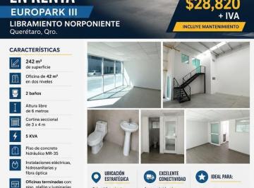 Bodega comercial · Renta de Bodega 242 m² Libramiento Norponiente