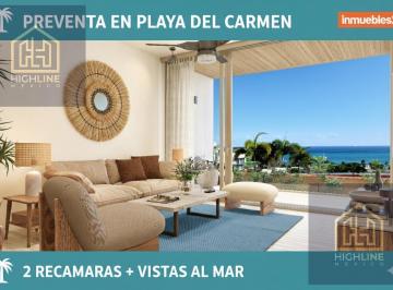 Departamento · 84m² · 2 Recámaras · Vistas Al Mar! 2 Recamaras en Venta, Playa del Carmen, 5ta Av