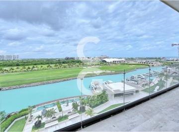 Departamento · 400ha · 4 Recámaras · 4 Estacionamientos · Departamento en Venta en Cancún en Residencial La Vela en Puerto Cancún con Vista Al Mar y Al Canal