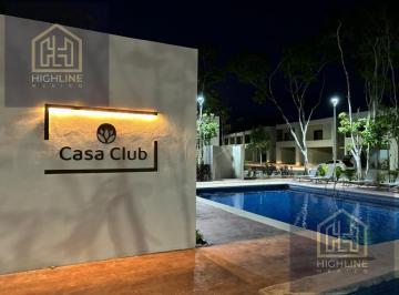 Casa · 97m² · 3 Recámaras · 2 Estacionamientos · Casa en Venta en Playa del Carmen 2 Habitaciones con Gym, Casa Club Alberca, Area Grill en Promoción