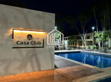 Casa · 97m² · 3 Recámaras · 2 Estacionamientos · Casa en Venta en Playa del Carmen 2 Habitaciones con Gym, Casa Club Alberca, Area Grill en Promoción
