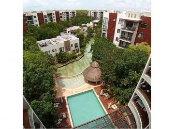 N/A · Departamento en Venta en Segundo Piso en Playa del Carmen con Excelentes Amenidades
