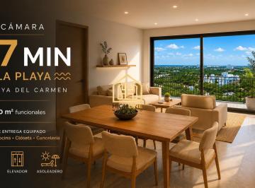 Departamento · 50m² · 1 Recámara · 1 Estacionamiento · Departamento en Venta de 1 Recámara en Playa del Carmen| a 7 Min de La Playa