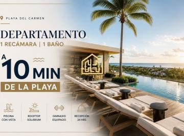 Departamento · 63m² · 1 Recámara · 1 Estacionamiento · Departamento 1 Recámara | Playa del Carmen | a 10 Min de La Playa