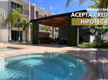 Departamento · 163m² · 2 Recámaras · 1 Estacionamiento · Penthouse 2 Recámaras | Playa del Carmen | Rooftop con Alberca Privada | Amenidades Premium