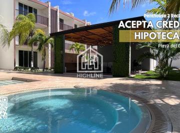 Departamento · 163m² · 2 Recámaras · 1 Estacionamiento · Penthouse 2 Recámaras | Playa del Carmen | Rooftop con Alberca Privada | Amenidades Premium