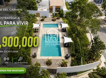 Casa · 63m² · 2 Recámaras · 1 Estacionamiento · Casa en Venta Desde $1,900,000 en Playa del Carmen