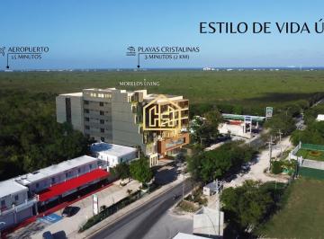 Departamento · 56m² · Departamento en Venta con Ubicación Inmejorable en Puerto Morelos. Cuenta con 1 Recámara y Amenidade