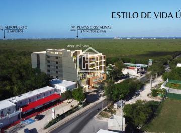 Departamento · 56m² · Departamento en Venta con Ubicación Inmejorable en Puerto Morelos. Cuenta con 1 Recámara y Amenidade