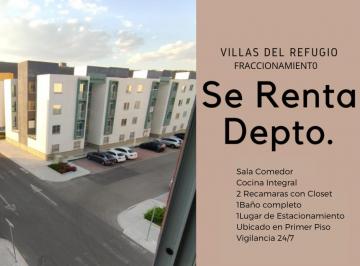 Departamento de 2 habitaciones, El Marqués · Se Renta Depto en Villas del Refugio Queretaro