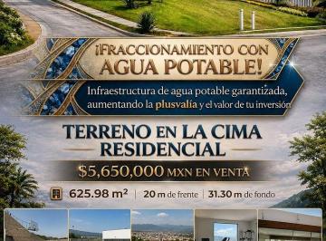 a59f11d4dd8789414851599b39ca7dc00f7f672197932e43129de9db2679b7aa · Terreno Premium con Agua y Vista Espectacular a La Ciudad en La Cima Country