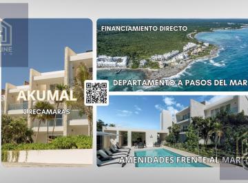 Villa · 92m² · 2 Recámaras · 2 Estacionamientos · Villa 2 Recamaras Acceso a La Playa de Akumal Entre Playa del Carmen y Tulum