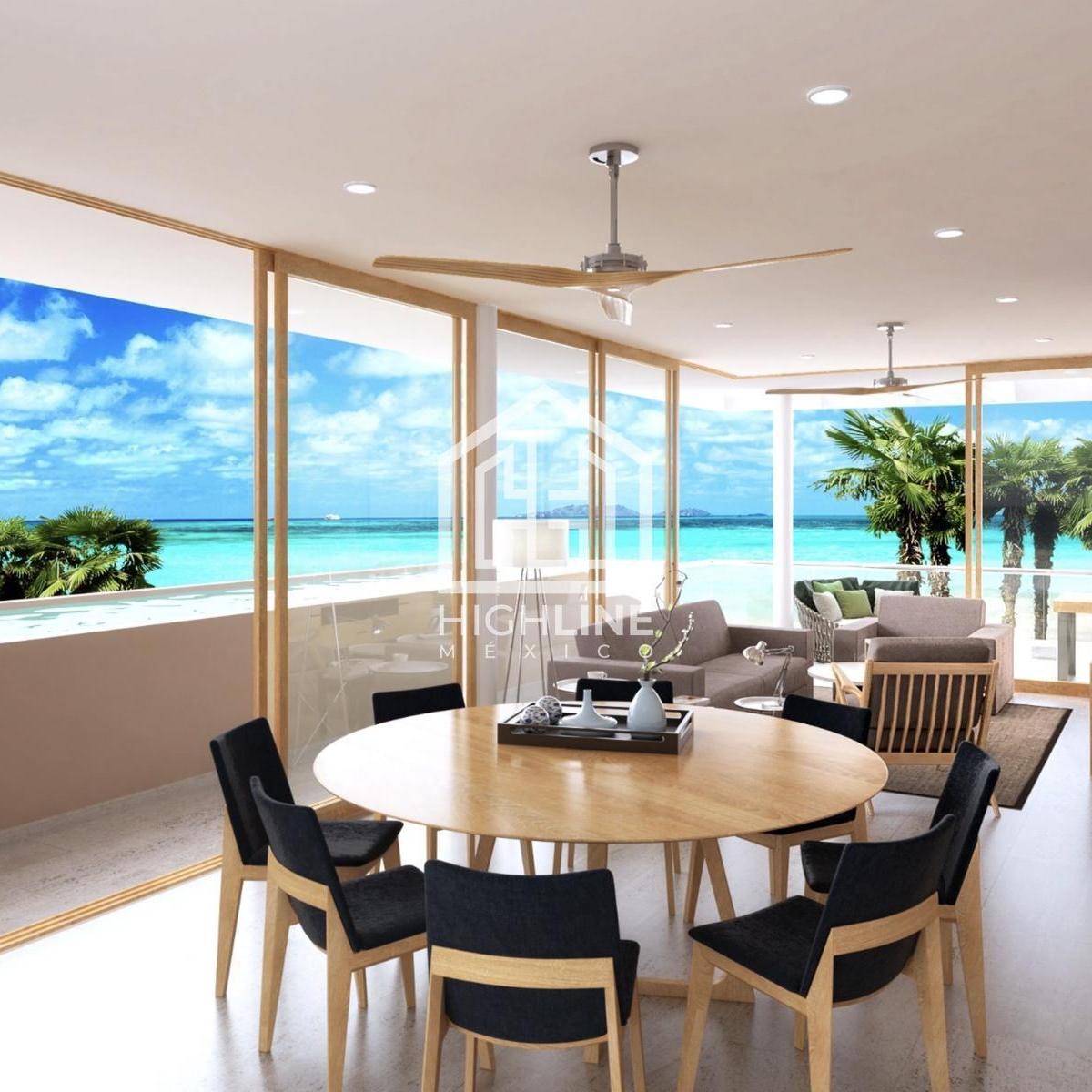 3-Bedroom Seaside Apartment in Cozumel