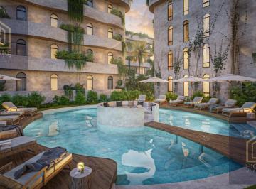 Departamento · 26m² · 1 Recámara · 1 Estacionamiento · Departamento en Venta Tulum Centro con Piscina