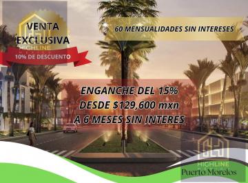 Terreno / Lote · 200m² · Terreno 200 m² en Venta Puerto Morelos con Casa Club Piscina y Amenidades