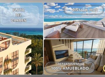 Departamento · 39m² · 1 Recámara · 1 Estacionamiento · Departamento en Venta con Vista Al Mar en Playa del Carmen 5ta Av