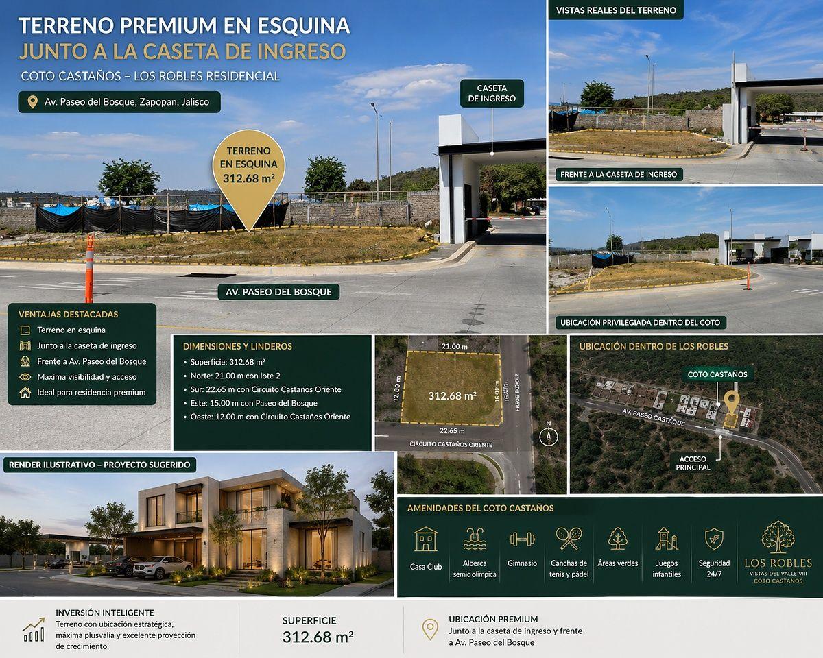 Premium Corner Lot | Adjacent to the Entrance Booth | Los Robles
