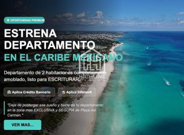 Departamento · 65m² · 2 Recámaras · 1 Estacionamiento · Departamento de 2 Habitaciones en Venta, Privada, Seguridad, Mayakoba, Playa del Carmen