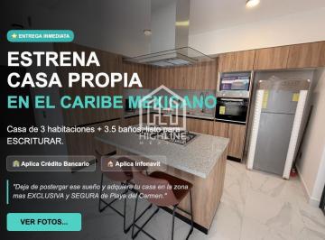 Casa · 212m² · 3 Recámaras · 2 Estacionamientos · Casa 3 Recamaras, 3.5 Baños en Venta, Residencial, Amenidades, Playa del Carmen