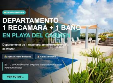Departamento · 71m² · 1 Recámara · 1 Estacionamiento · Departamento 1 Recamara en Venta, 71 m², Amenidades, Residencial, Jacuzzi, Credito Bancario