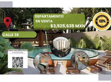 Departamento · 99m² · 2 Recámaras · 1 Estacionamiento · Oportunidad de Inversión | Departamento en Calle 38, Zona Residencial