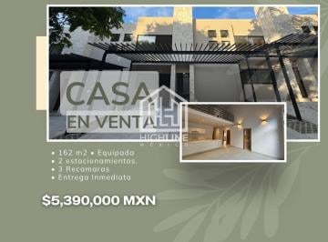 Casa · 162m² · 3 Recámaras · 2 Estacionamientos · Excelente Oportunidad – Casa de 3 Recámaras con Entrega Inmediata