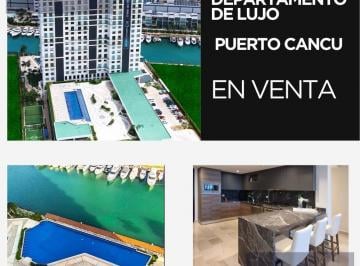 Departamento · 217m² · 2 Recámaras · 1 Estacionamiento · Departamento en Puerto Cancún, Entrega Inmediata, Lujo, Conectividad, Vista Al Mar