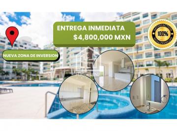 Departamento · 131m² · 2 Recámaras · 1 Estacionamiento · Oportunidad Entrega Inmediata Departamento en Playa del Carmen, Equipado, Sobre Av, Servicios
