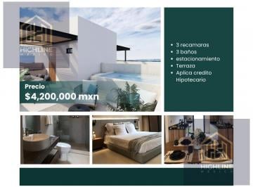 Casa · 209m² · 3 Recámaras · 2 Estacionamientos · Casa en Playa del Carmen, Entrega Inmediata, Credito Hipotecario, Conectividad