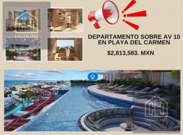 Departamento · 26m² · 1 Recámara · 1 Estacionamiento · Oportunidad de Inversión Departamento en Playa del Carmen, a Una Calle del 5ta Av, Sobre Av 10