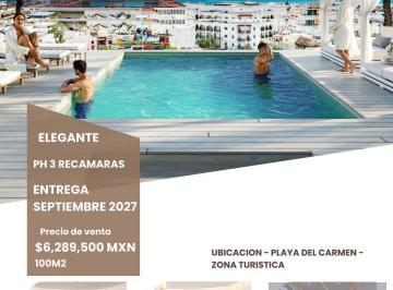 Departamento · 100m² · 3 Recámaras · 1 Estacionamiento · Oportunidad Ultimo Departamento PH 3 Recamaras, Zona Turistica
