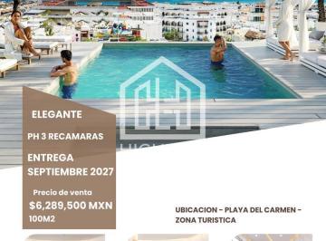 Departamento · 100m² · 3 Recámaras · 1 Estacionamiento · Oportunidad Ultimo Departamento PH 3 Recamaras, Zona Turistica