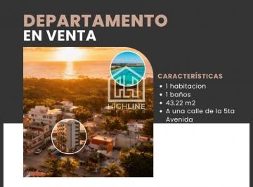 Departamento · 43m² · 1 Recámara · Oportunidad a Pasos del Mar y 5ª Av | Alta Rentabilidad en Playa del Carmen